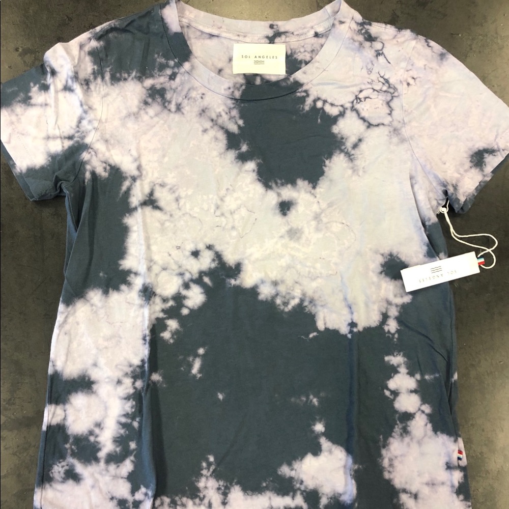 SOL Angeles Marble Tie Dye Crew Women’s